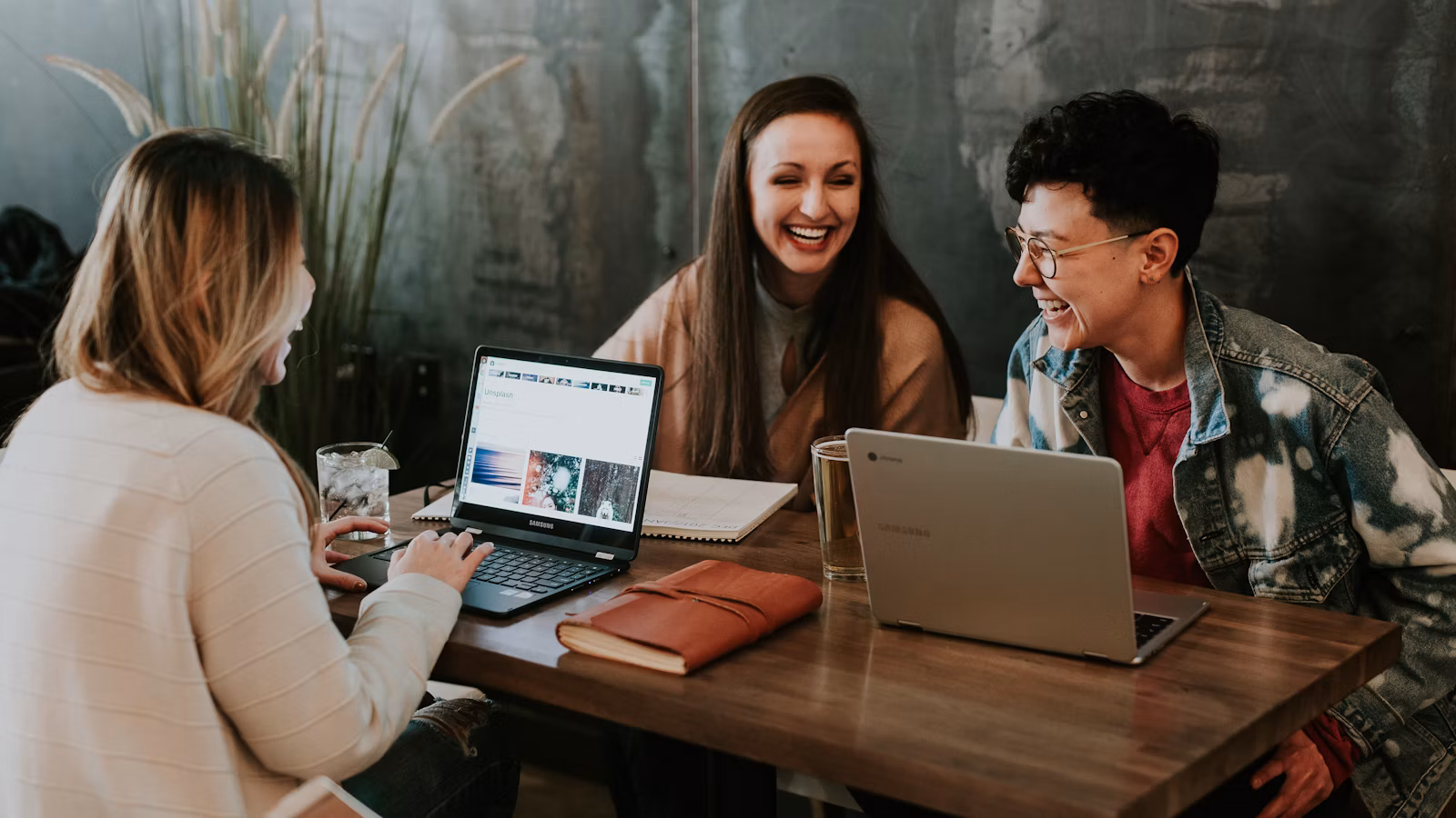 AI Voice Agents for BBA Courses - BBA students with laptops on campus